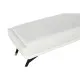Bench Home ESPRIT White Black 120 x 40 x 42 cm