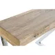 Juego de muebles Home ESPRIT Marrón Plateado Acero Madera de mango 110 x 40 x 76 cm (3 Piezas)