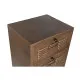 Cajonera Home ESPRIT Dorado Metal Loft 40 x 34 x 139 cm