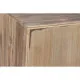 Mesita de Noche Home ESPRIT Negro Natural Madera de abeto Madera MDF 45 x 34 x 66 cm