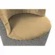 Armchair DKD Home Decor Black Brown Polyester Mustard (69 x 66 x 85 cm)