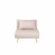 Sofá Cama DKD Home Decor 8424001799510 Multicolor Rosa claro Metal Moderno Scandi 90 x 90 x 84 cm