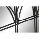 Espejo de pared DKD Home Decor Negro Moderno 76 x 4 x 76 cm