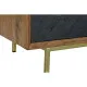 Mueble de TV DKD Home Decor Marrón Negro Acacia (130 x 42 x 49 cm)