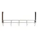 Perchero para Puertas DKD Home Decor 8424001835256 Transparente Plateado Metal 47 x 10 x 22 cm