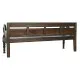 Banco Home ESPRIT Marrón oscuro madera de teca 196 x 68 x 82 cm