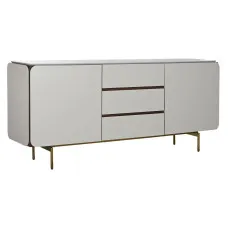 Sideboard Home ESPRIT White Brown Golden Wood MDF Wood 183 X 41,5 X 80 cm