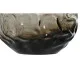 Vase Home ESPRIT Dark brown Crystal Modern 21,5 x 21,5 x 19 cm