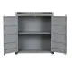 Shelves Home ESPRIT Grey Sky blue Metal MDF Wood 87 x 44 x 168,5 cm