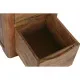 Mesita de Noche Home ESPRIT Marrón 40 x 40 x 60 cm