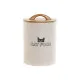 Bote de comida para mascotas Home ESPRIT Beige Natural 2,5 L