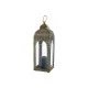 Farol Home ESPRIT Dorado Metal Cristal Árabe Decapé 20 X 20 X 56 cm (2 Piezas)