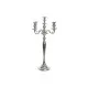 Candelabro Home ESPRIT Plateado Aluminio Cromado 42 x 42 x 70 cm