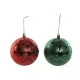 Bolas de Navidad Home ESPRIT Rojo Verde PVC 20 x 10 x 30 cm (2 Unidades)