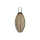 Portavelas Home ESPRIT Natural Yute Bambú 37 x 37 x 70 cm