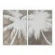 Painting Home ESPRIT White Beige Palms Mediterranean 83 x 4 x 123 cm (2 Units)