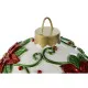 Christmas Bauble Home ESPRIT Red Green Resin 24 x 24 x 28 cm (2 Units)
