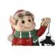 Christmas bauble Home ESPRIT White Black Red Green Elf 26 x 26 x 42 cm