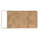 Tabla de cortar Home ESPRIT Dorado Natural Metal Bambú 35,5 x 17,5 x 1,5 cm