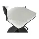 Taburete Home ESPRIT Blanco Metal 48,5 x 48 x 83,5 cm