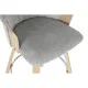 Taburete Home ESPRIT Gris Madera 58 x 56 x 86 cm