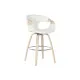 Taburete Home ESPRIT Blanco Madera 55,5 x 52,5 x 92,5 cm