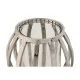 Candleholder Home ESPRIT Silver Crystal Steel 14 x 14 x 14 cm