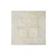 Wall Decoration Home ESPRIT White Golden Modern Stripped 120 x 3,5 x 120 cm