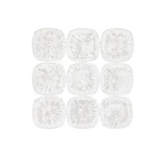 Wall Decoration Home ESPRIT White Modern Aged finish 89 x 2,5 x 89 cm