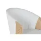 Dining Chair Home ESPRIT White Polyester Wood 60 x 57,5 x 79 cm