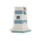 Decoración luminosa Home ESPRIT Madera Marinero Faro 14 x 14 x 40 cm (2 Unidades)