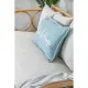 Cushion Home ESPRIT Beach White Sky blue Mediterranean 60 x 10 x 35 cm