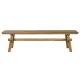 Bench Home ESPRIT Brown Pine 180 x 35 x 47 cm