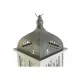 Lantern DKD Home Decor Aged finish White Grey Wood Crystal Mediterranean 19 x 19 x 51 cm