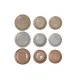 Vajilla DKD Home Decor Marrón Gris Gres 26,5 x 26,5 x 3 cm 18 Piezas