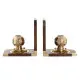 Bookend DKD Home Decor 30 x 10 x 16 cm Vintage Brass