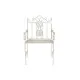 Silla de Jardín DKD Home Decor Blanco Metal 63,5 x 52 x 98 cm
