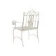 Silla de Jardín DKD Home Decor Blanco Metal 63,5 x 52 x 98 cm