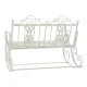 Mecedora DKD Home Decor Metal Aluminio Blanco (118 x 90 x 92 cm)
