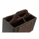 Remote control DKD Home Decor Dark brown PU (18 x 10 x 15 cm)