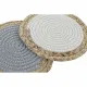Table Mat DKD Home Decor Individual Cotton Fibre (20 x 20 x 1 cm) (2 Units)