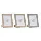 Photo frame DKD Home Decor Crystal MDF Wood (26 x 2 x 31 cm) (3 Units)