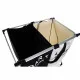 Laundry basket DKD Home Decor Foldable Double Metal Polyester (63 x 37 x 61 cm)