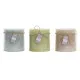 Candle DKD Home Decor Vanilla Wax Basic (12 x 12 x 12 cm) (3 Units)