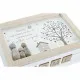Decorative box DKD Home Decor Natural MDF White (24 x 16 x 10 cm)