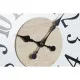 Wall Clock DKD Home Decor Black MDF White (60 x 4,5 x 60 cm)