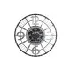 Wall Clock DKD Home Decor Silver Black Iron (80 x 7 x 80 cm)