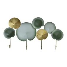 Wall mounted coat hanger DKD Home Decor Metal Oriental (45 x 6 x 24 cm)