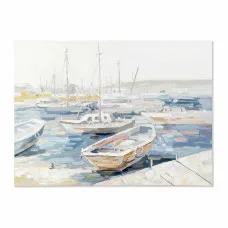 Painting DKD Home Decor Barco Mediterranean (120 x 3,8 x 90 cm)