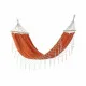 Hamaca DKD Home Decor Naranja Poliéster Algodón Pino Flecos (255 x 80 x 28 cm)